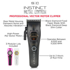Stylecraft Instinct Metal Edition – moteur IN2 Vector s'adaptant rapidement à la résistance des cheveux.