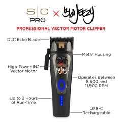 Stylecraft SC360 Jeezy cuchilla DLC Echo para un corte más suave y cómodo.