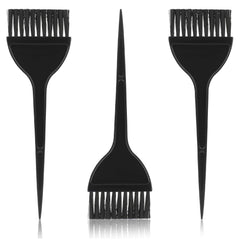 Styquenzer pincel coloración cabello pack 3 negro para aplicación suave y uniforme.