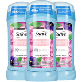 Desodorante Suave barra invisible fragancia floral para uso diario sin manchas