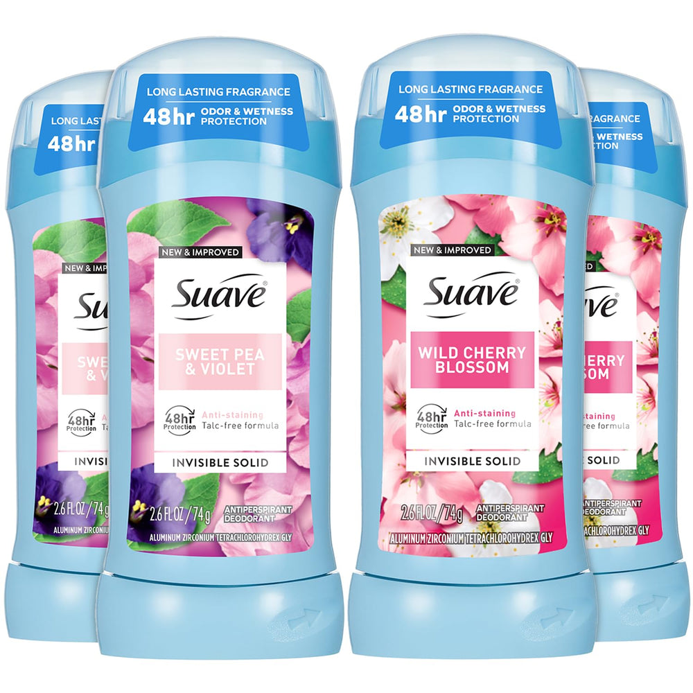 Desodorante Suave para mujer Wild Cherry Blossom barra invisible con aroma floral duradero