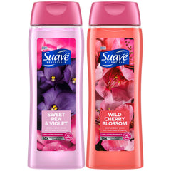 Gel de ducha Suave 2 botellas, aroma floral y hidratación suave
