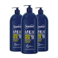 Suave 3en1 Citrus Rush: botella-vertido para inicio de ducha refrescante