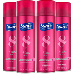 Suave Max Hold: botella del spray para peinar con control de estilo