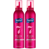 Suave Mousse fijación extra pack 2 unidades para definir rizos y volumen ligero.