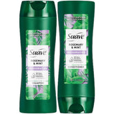 Suave rosemary mint shampoo bottle for an invigorating cleanse and fresh scent.