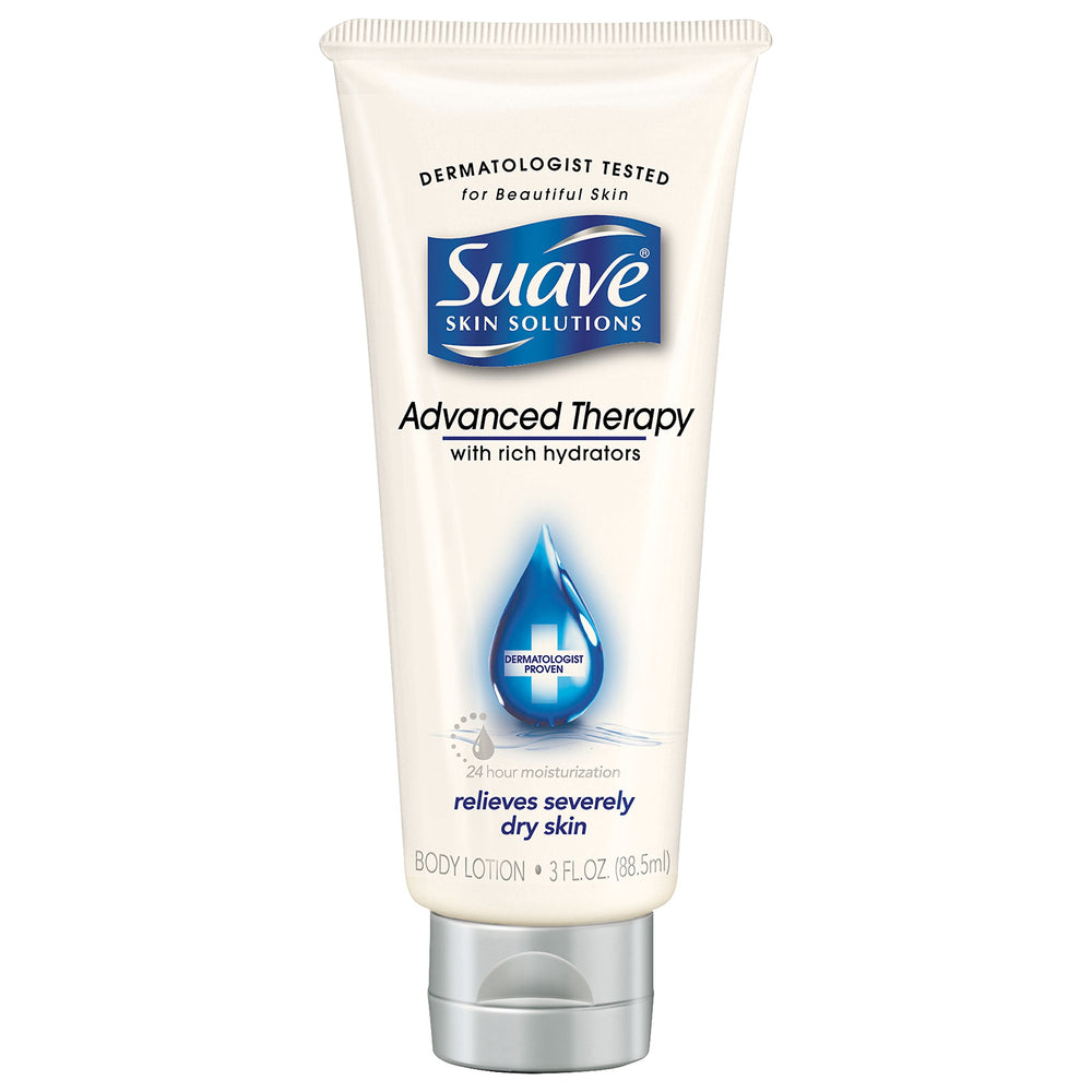 Suave Skin Solutions Advanced Therapy: botella de 3 oz para hidratación duradera
