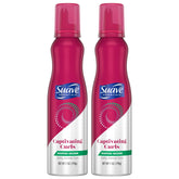 Mousse batido de Suave: textura cremosa para definir rizos sin peso.