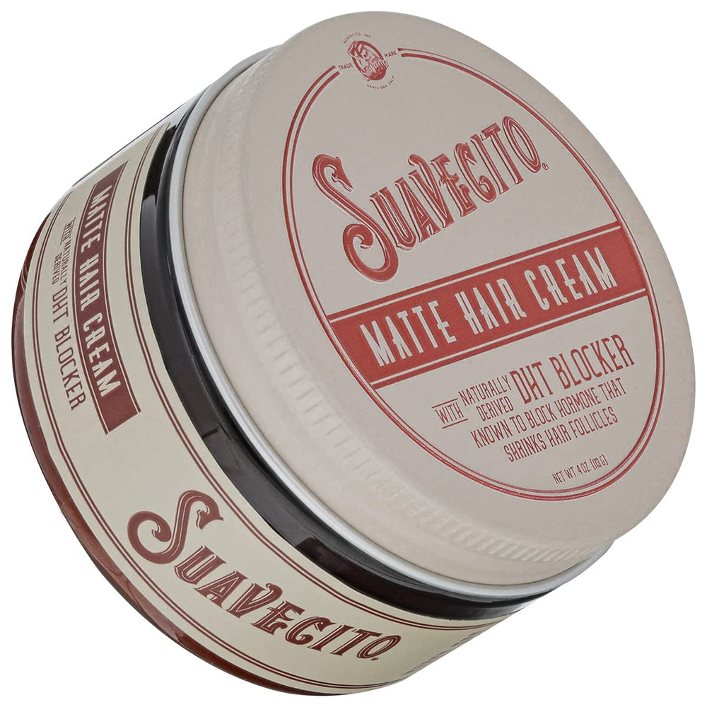 Suavecito crema capilar mate en botella aporta volumen natural