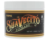 Suavecito Pomade Firme: botella en primer plano para un agarre duradero.