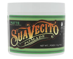 Suavecito Pomade Matte sin brillo en bote para acabado mate duradero