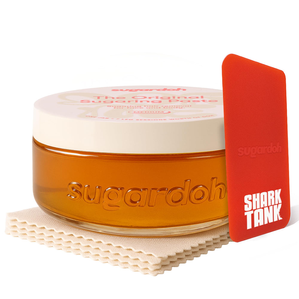 Kit Sugardoh cera con azúcar en frasco vintage para depilación suave
