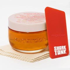 El tarro mini 6oz de Sugardoh facilita medición precisa para sesiones de sugaring en casa