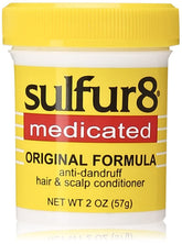 Sulfur 8 Acondicionador Anticaspa, botella de 2 oz, ayuda a controlar la caspa visible.