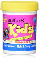 Sulfur 8 Kids Conditioner bote 4 oz, suaviza y facilita el peinado infantil.