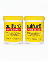 Sulfur 8 medicated conditioner bottle for dandruff control and scalp comfort.