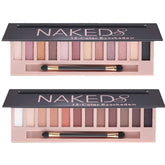 Paleta Sulily de 12 sombras nude mate, ideal para looks diarios.