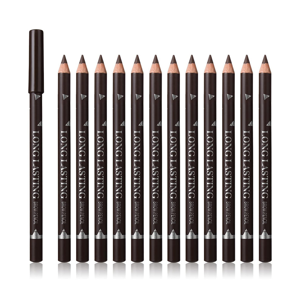 Sumeitang set de 12 delineadores cejas y ojos, acabado natural