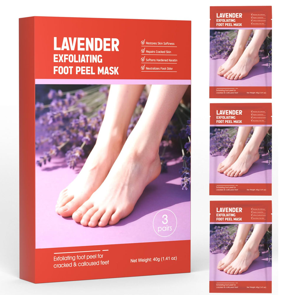 Sumetact mascarilla exfoliante para pies en empaque práctico para uso en casa