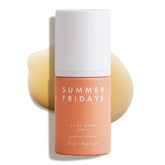 Botella frontal de Summer Fridays CC Me Serum para rutina diaria elegante