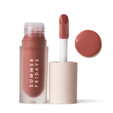 Summer Fridays Dream Lip Oil swatch in Blush Dreams with gloss and hydration