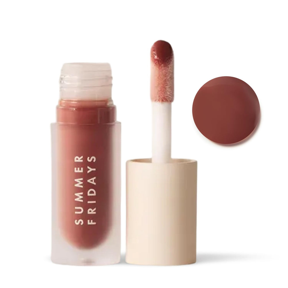Summer Fridays Dream Lip Oil con empaque brillante para labios hidratados