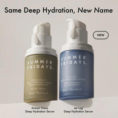 Summer Fridays Jet Lag Serum textura gel translúcida hidrata la piel