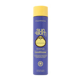 Sun Bum Blonde Purple Conditioner bottle shows color-enhancing formula for blonde hair.