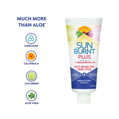 Sunburnt Plus aloe-vera-organico, hidratación intensiva para piel seca.