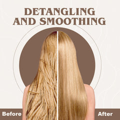 SunHer cepillo mini con puntas de nailon: desenreda sin tirones y deja el cabello suave.