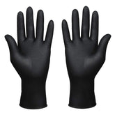 Guantes SUNHHX para teñido de cabello negros, protección duradera.