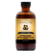 Sunny Isle Aceite Ricino Negro Extra Oscuro, frasco 4 onzas líquidas, aroma rico para cabello y piel.
