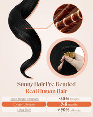 Sunny Hair Itip permite peinar con calor hasta 350 °F.