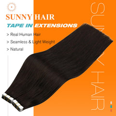 Sunny Hair cinta invisible, adhesivo fuerte y discreto para uso diario.