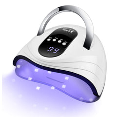Sunrich UV Gel Nail Lamp front view offers compact home-use convenience for fast curing.