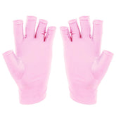 SUNUV guantes UV para uñas en gel con dedos libres, protección suave durante la manicura