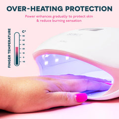 SUNUV SUN4S base desmontable para mayor comodidad durante la manicura
