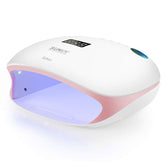 SUNUV SUN4S lámpara de uñas rosa para secado rápido y acabado uniforme