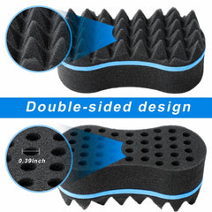 Supaze esponja twist doble cara espiral para crear volumen y textura