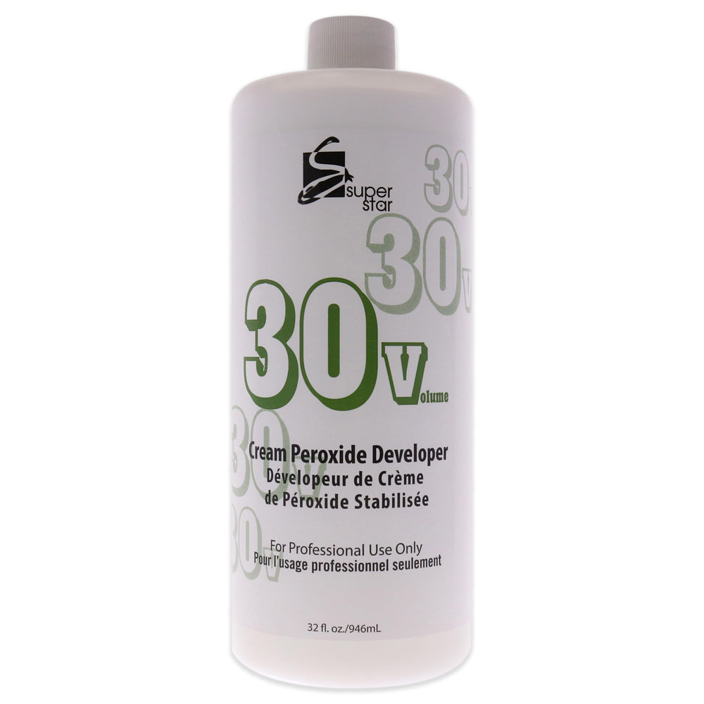 Super Star crema peroxidante estable, coloración uniforme y segura.