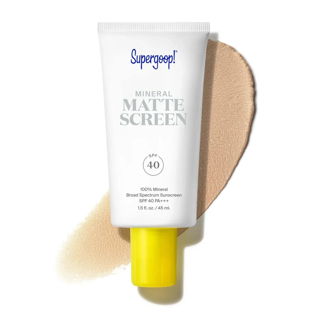 Supergoop Mattescreen SPF40, envase de 45 ml, acabado mate.