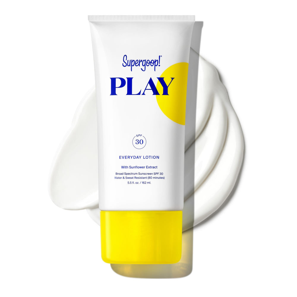 Supergoop Play - botella de crema SPF30 para protección diaria de la piel