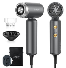 SUPGALIY secador con doble voltaje, ideal para viajar.