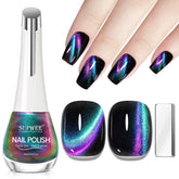 SUPWEE Cat Eye esmalte magnético para uñas con efecto único y secado al aire.
