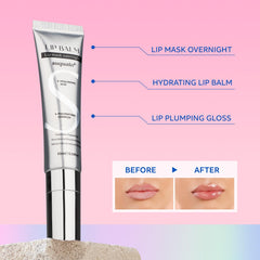 Suquato Labios mascarilla nocturna hidratante mini para labios suaves al despertar