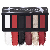 SUSIKEKI Paleta de sombras rojas con espejo para looks audaces y duraderos.