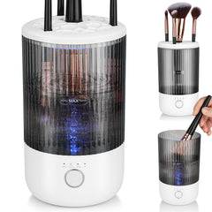Suteng lavadora de brochas para maquillaje con 4 temporizadores y limpieza eficiente.