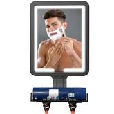 Espejo de ducha Suupvaor iluminado frente, ideal para afeitado con claridad