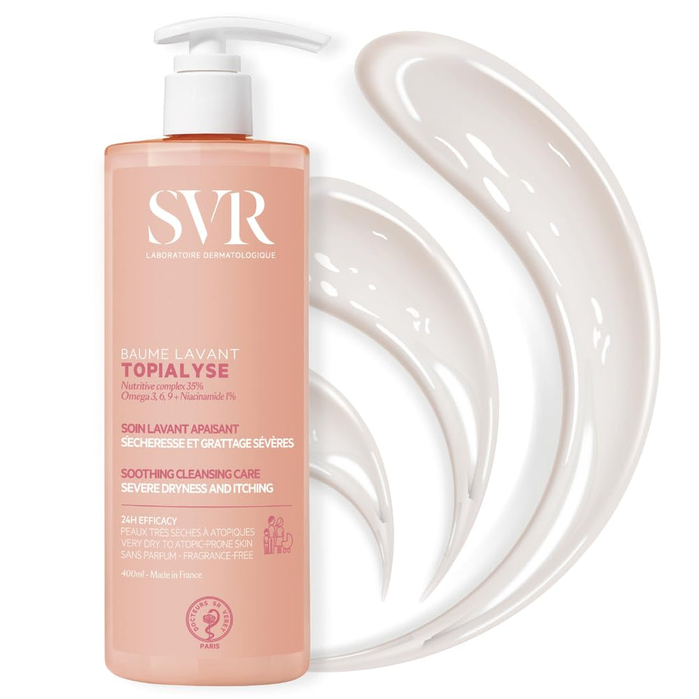 SVR Topialyse baume nettoyant flacon – soin sans parfum pour peau sensible