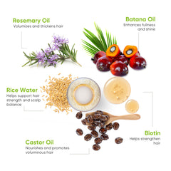Svvimer Sérum cheveux biotine pour soutenir l’apparence de cheveux plus épais.